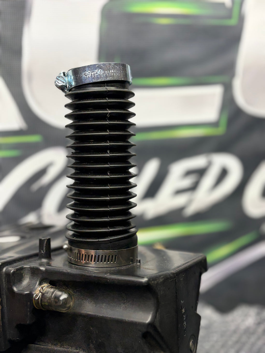 Klx 140 high flow air box tube/ velocity stack (vm 26) only