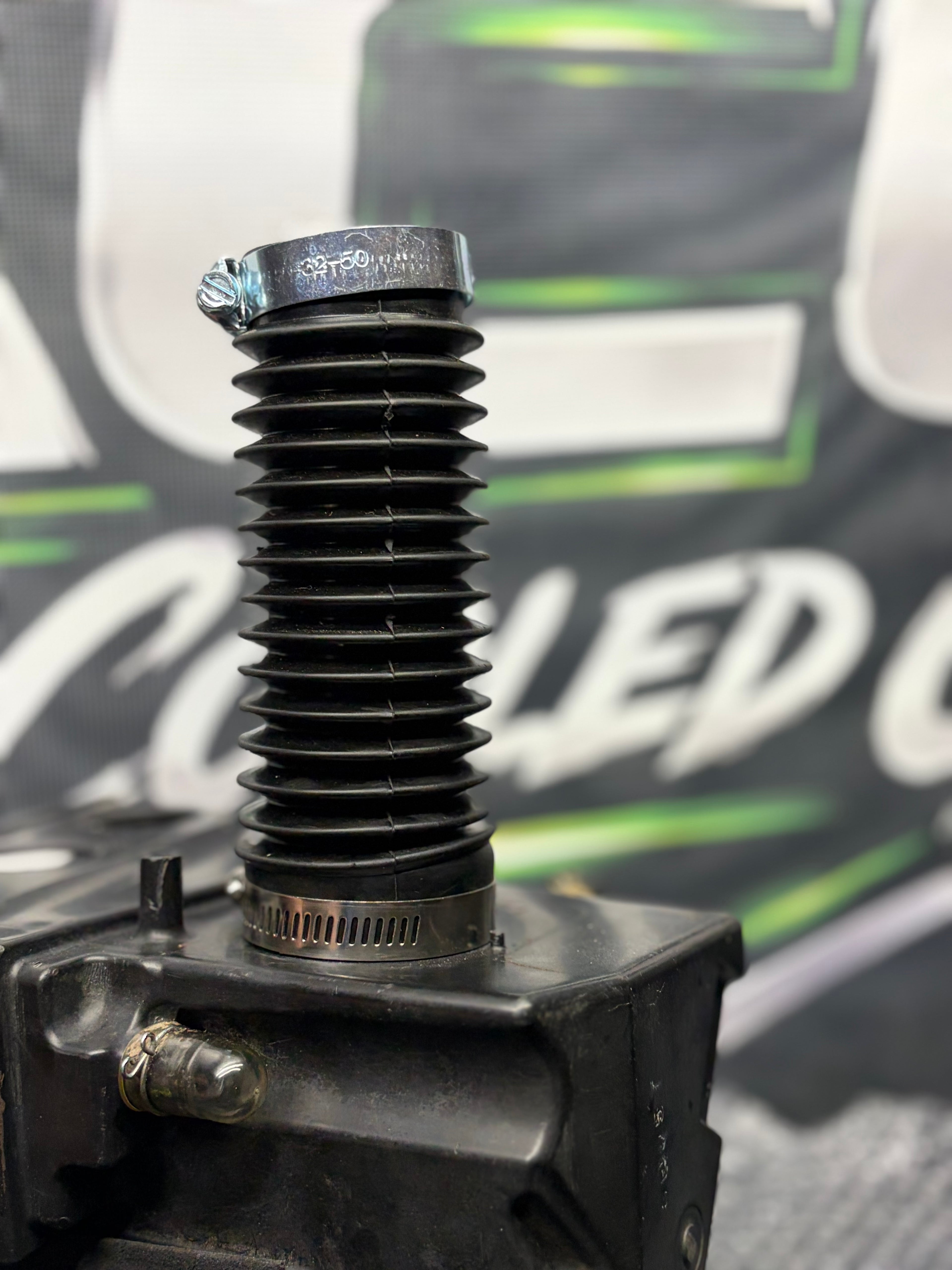 Klx 140 high flow air box tube/ velocity stack (vm 26) only